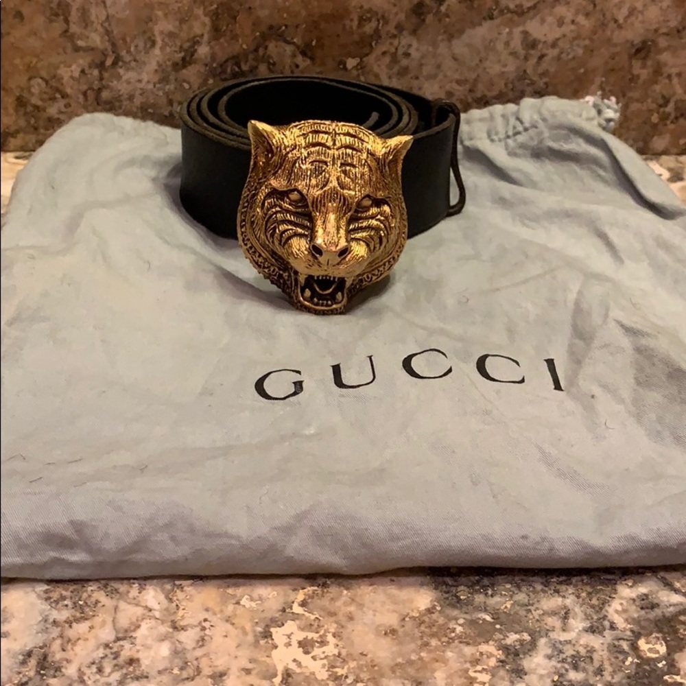 Gucci tiger belt (Authentic)